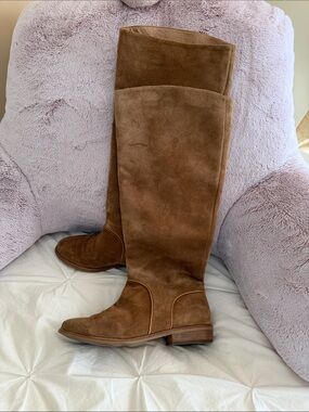 UGG Chestnut Brown Suede Over-the-Knee Boots